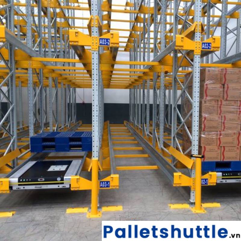 Hệ thống Pallet Shuttle thân thiện với môi trường
