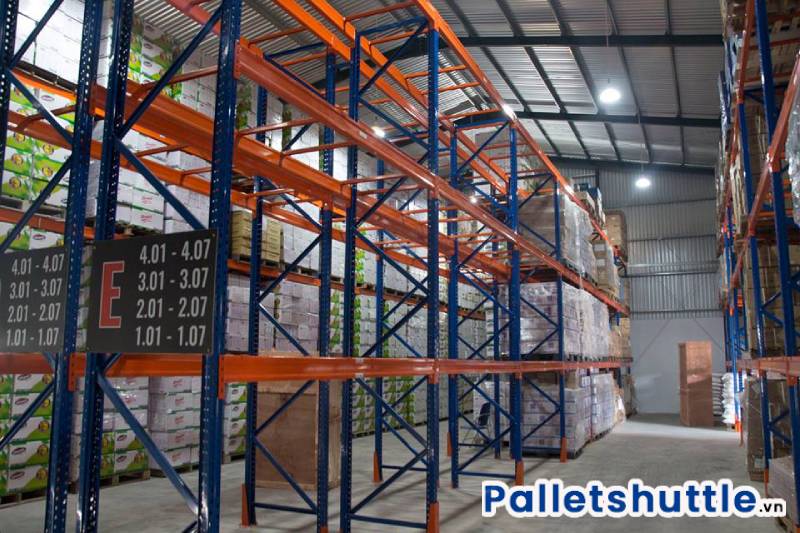 Nguyên lý vận hành của kho hàng pallet tự động