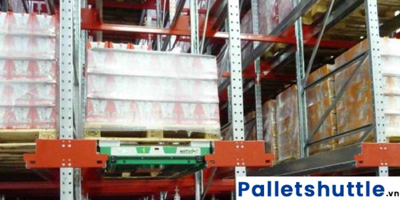 Pallet Shuttle Autosat sở hữu thông số kỹ thuật ấn tượng