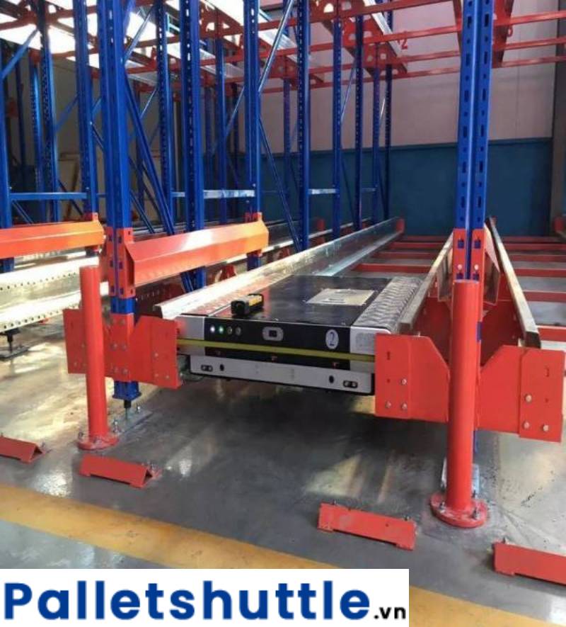 Pallet Shuttle có thể dùng được trong nhiều điều kiện kho hàng