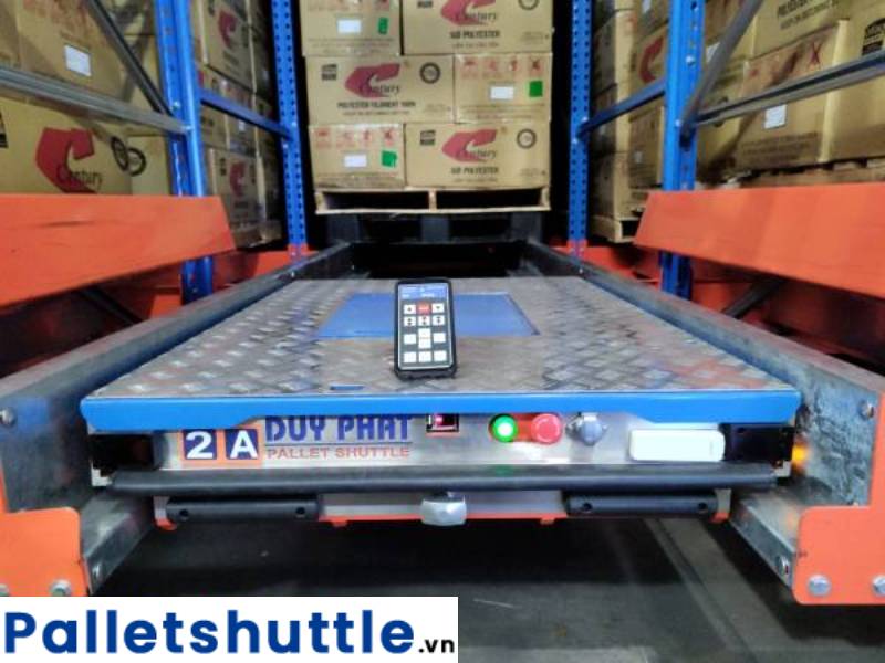 Pallet Shuttle Duy Phát có thể dùng được trong nhiều kho hàng