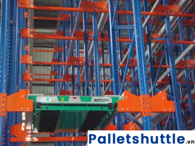 Robot Pallet Shuttle Autosat được sử dụng trong nhiều doanh nghiệp