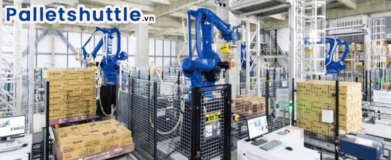 Cấu tạo của robot bốc xếp hàng hóa tự động