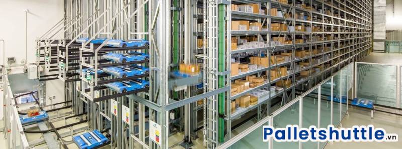 Hệ thống kho hoạt động tự động và chính xác