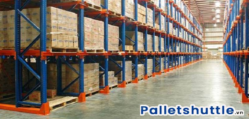 Kệ chứa hàng tự động thông minh pallet shuttle