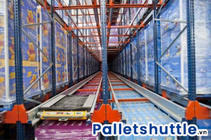 Kệ robot tự động vận hành theo cơ chế khá đơn giản