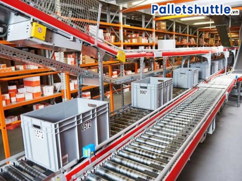 Kho hàng được tự động hóa với hiệu quả lưu kho cao