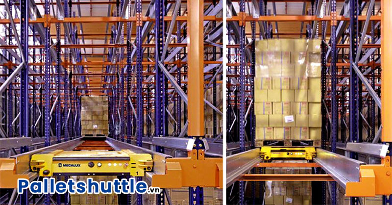 Những lưu ý khi dùng pallet shuttle