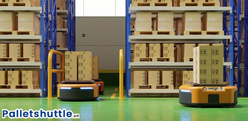 Robot kho hàng giúp kiểm soát tốt lượng hàng tồn kho