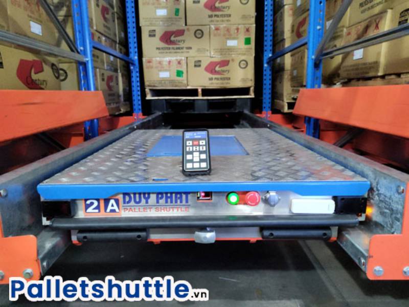 Robot pallet được cấu thành từ nhiều loại phụ tùng