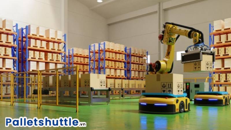 Tự động hóa kho hàng bằng robot kho hàng là rất cần thiết
